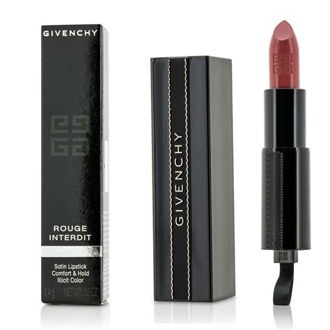 givenchy rouge interdit 25 rose caprice|Givenchy Rouge Interdit Satin Lipstick 25 Rose Caprice, 0.12 oz.